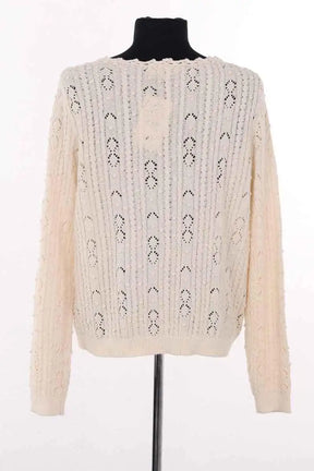 Pull Sézane Beige en Coton