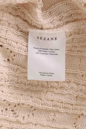 Pull Sézane Beige en Coton