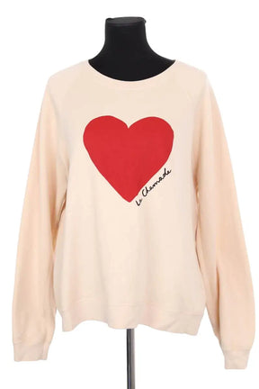 Pull Sézane Beige en Coton, taille XXL - Seconde Main