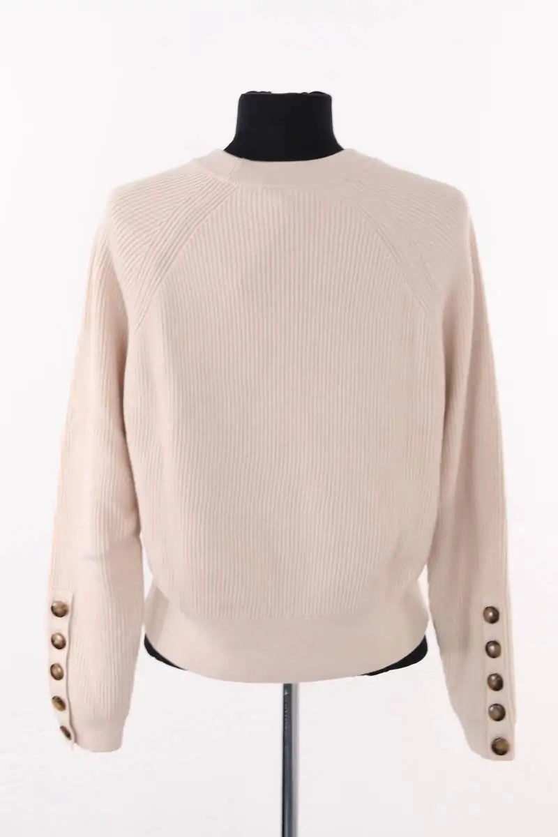 Pull Sézane Beige en Laine
