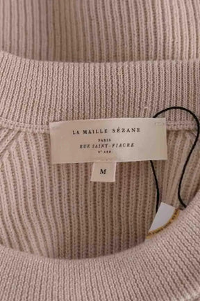 Pull Sézane Beige en Laine