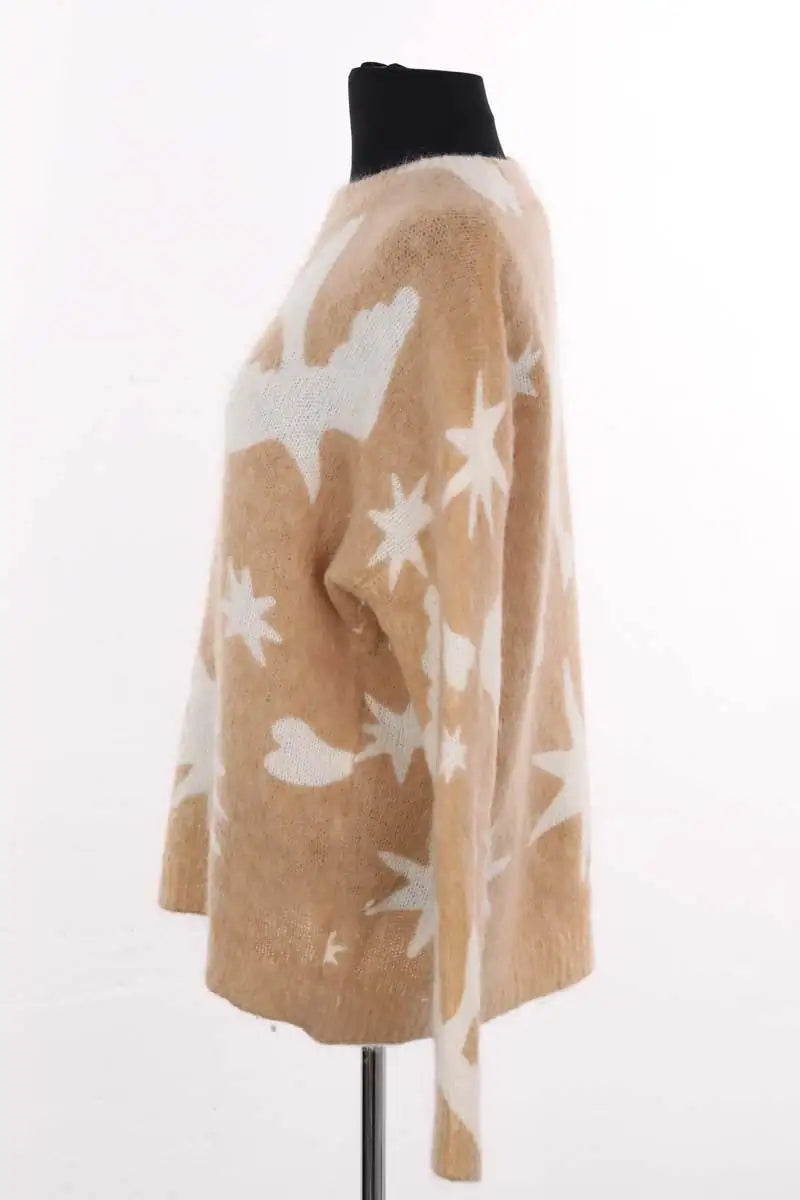Pull Sézane Beige en Synthétique