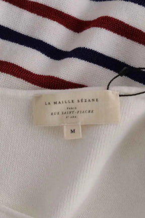 Pull Sézane Blanc en Coton