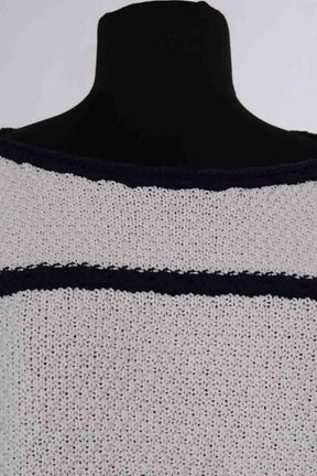 Pull Sézane Blanc en Coton
