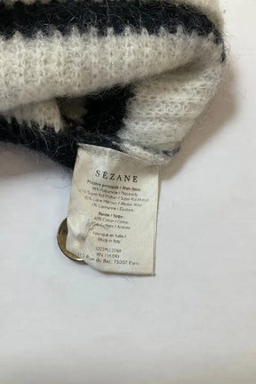 Pull Sézane Blanc en Coton