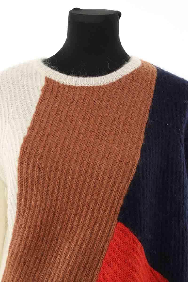 Pull Sézane Blanc en Laine