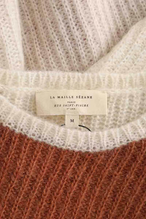 Pull Sézane Blanc en Laine