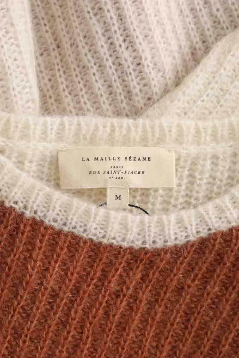 Pull Sézane Blanc en Laine