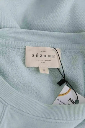 Pull Sézane Bleu en Coton