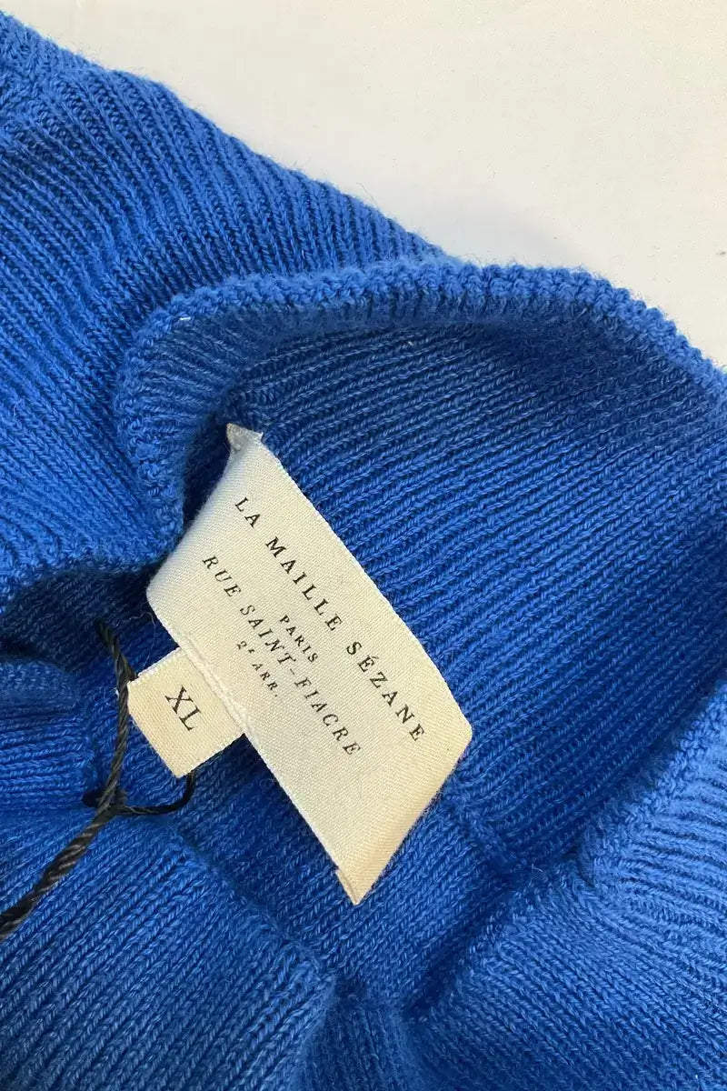 Pull Sézane Bleu en Coton
