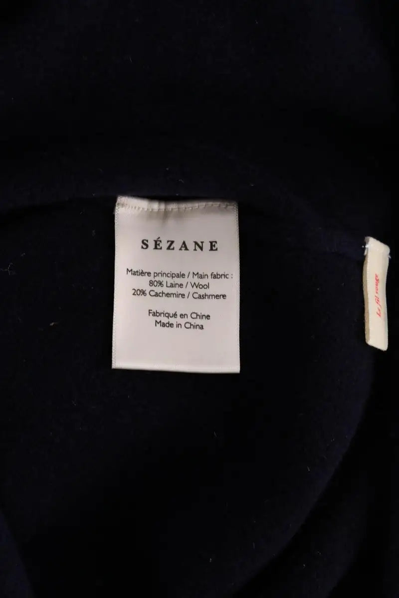Pull Sézane Bleu en Laine