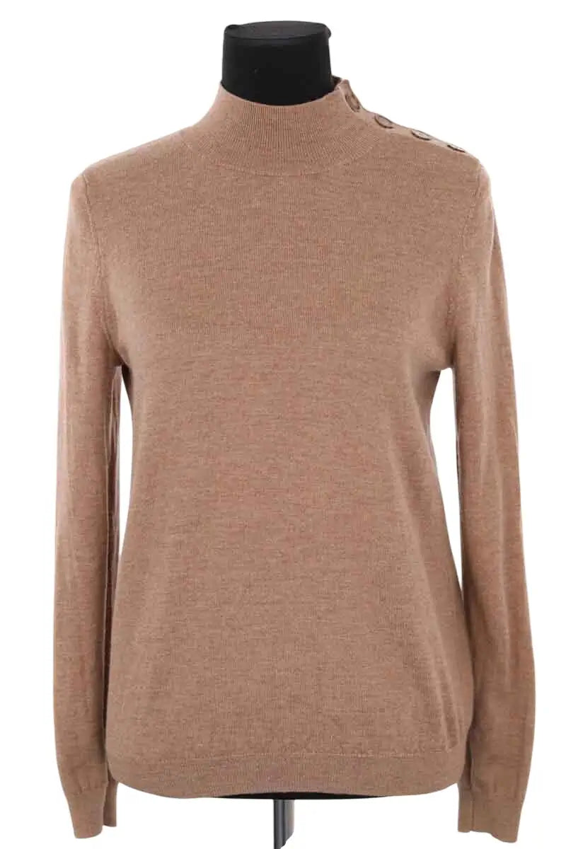 Pull Sézane Camel en Coton, taille S - Seconde Main