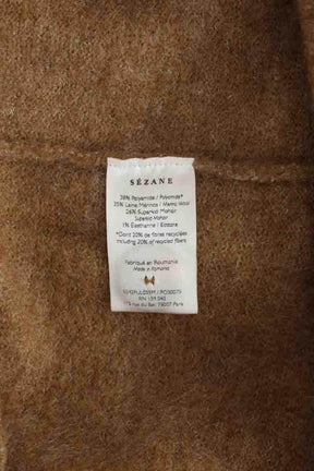 Pull Sézane Camel en Polyamide