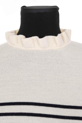 Pull Sézane Ecru en Laine