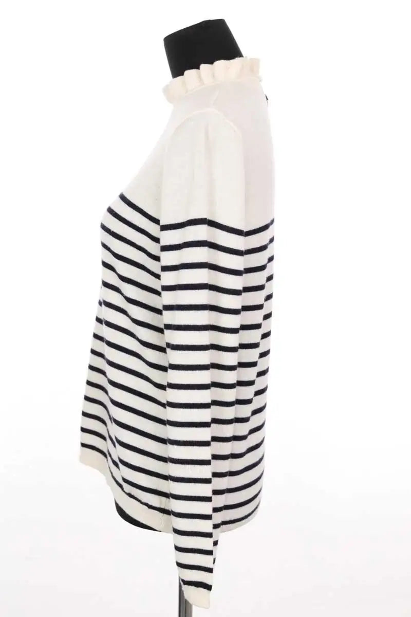 Pull Sézane Ecru en Laine