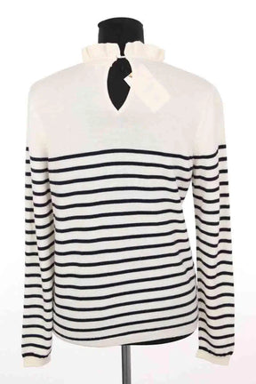 Pull Sézane Ecru en Laine