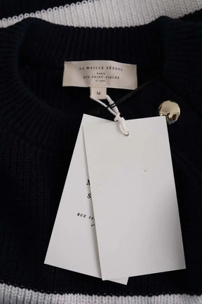 Pull Sézane Gary Bleu en Coton