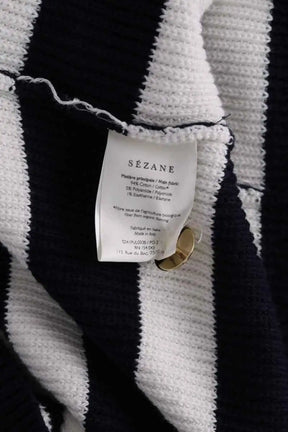 Pull Sézane Gary Bleu en Coton