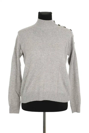 Pull Sézane Gris en Cachemire, taille S - Seconde Main