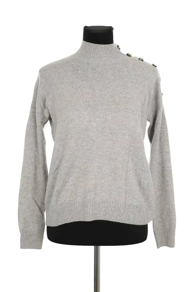 Pull Sézane Gris en Cachemire, taille S - Seconde Main