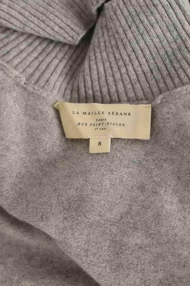 Pull Sézane Gris en Cachemire
