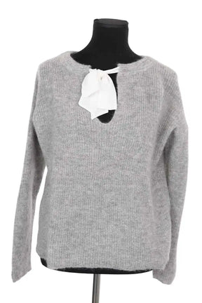 Pull Sézane Gris en Laine, taille M - Seconde Main