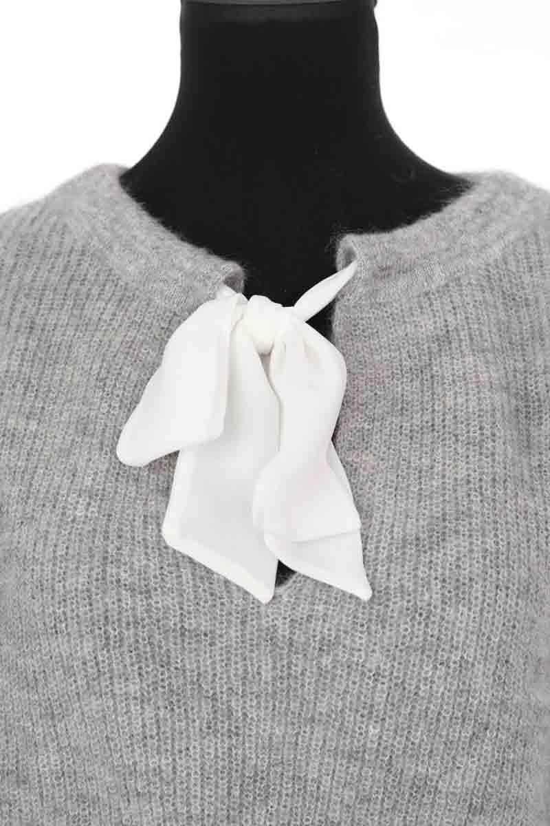 Pull Sézane Gris en Laine