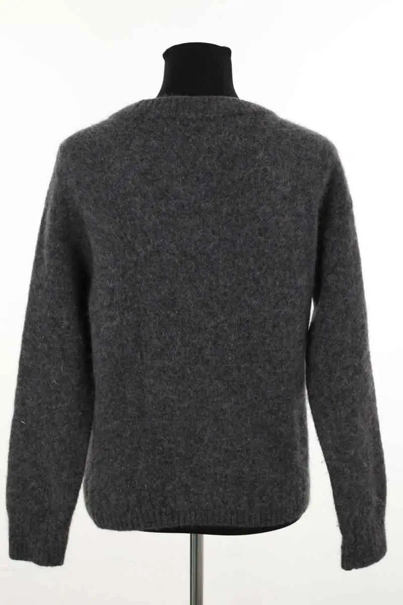Pull Sézane Gris en Laine