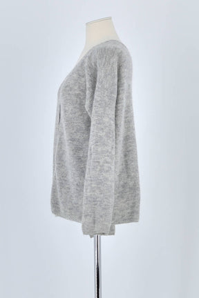 Pull Sézane Gris en Polyamide