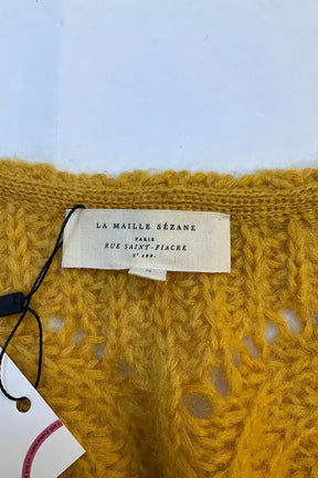 Pull Sézane Jaune en Laine