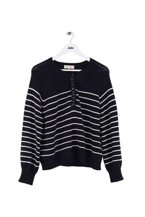 Pull Sézane Marine en Coton, taille M - Seconde Main