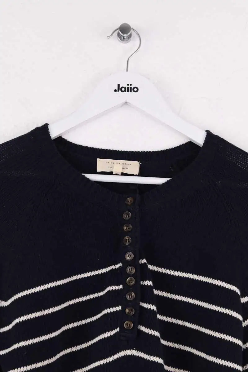 Pull Sézane Marine en Coton