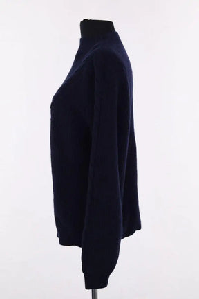Pull Sézane Marine en Laine