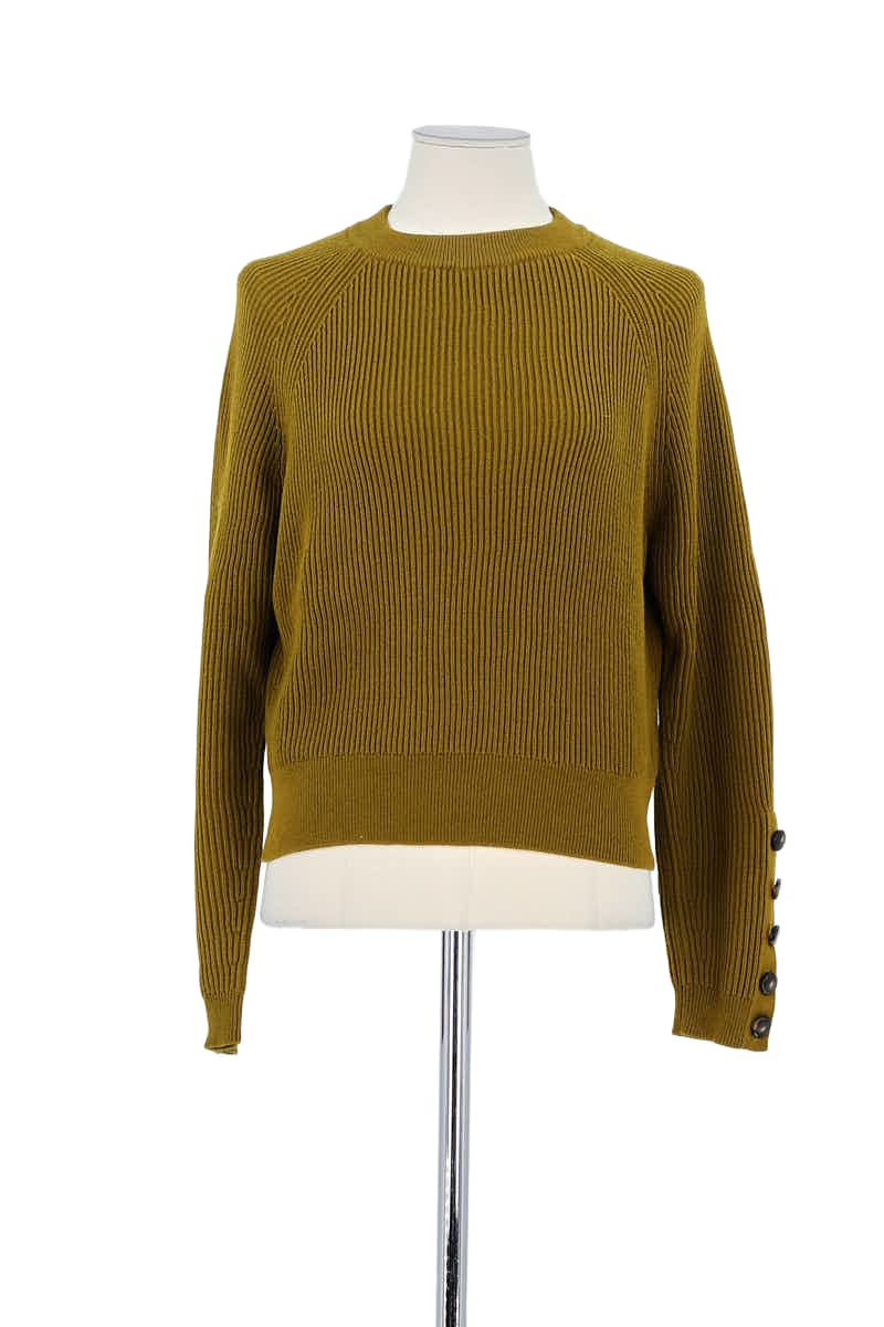 Pull Sézane Marron en Coton, taille XS - Seconde Main