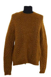 Pull Sézane Marron en Laine, taille M - Seconde Main