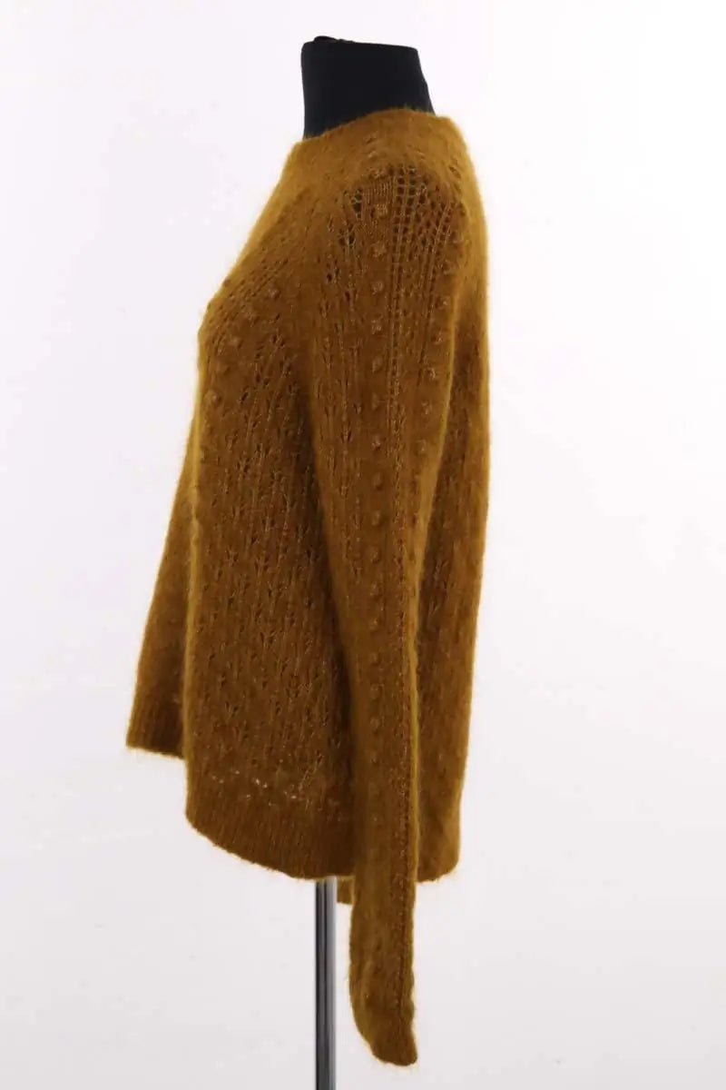 Pull Sézane Marron en Laine