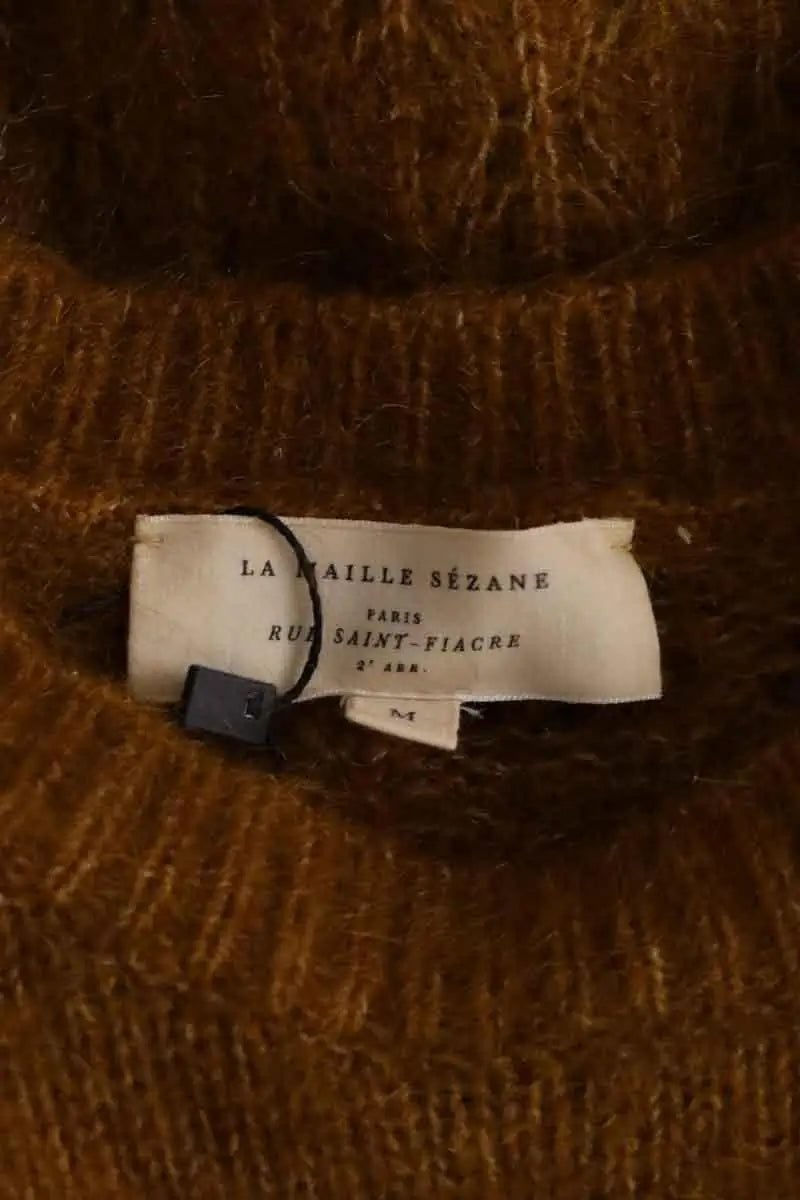 Pull Sézane Marron en Laine