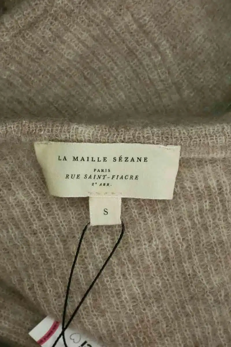 Pull Sézane Marron en Laine