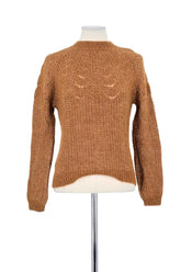 Pull Sézane Marron en Synthétique, taille S - Seconde Main