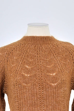 Pull Sézane Marron en Synthétique