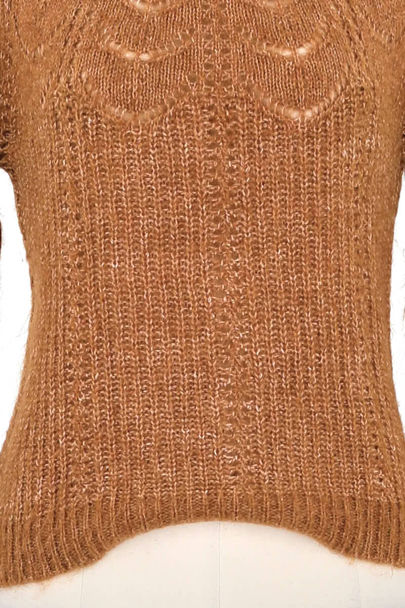 Pull Sézane Marron en Synthétique