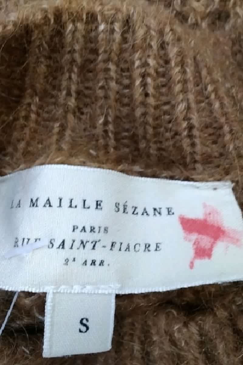 Pull Sézane Marron en Synthétique