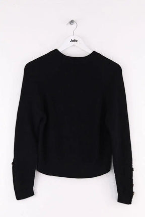 Pull Sézane Noir en Laine