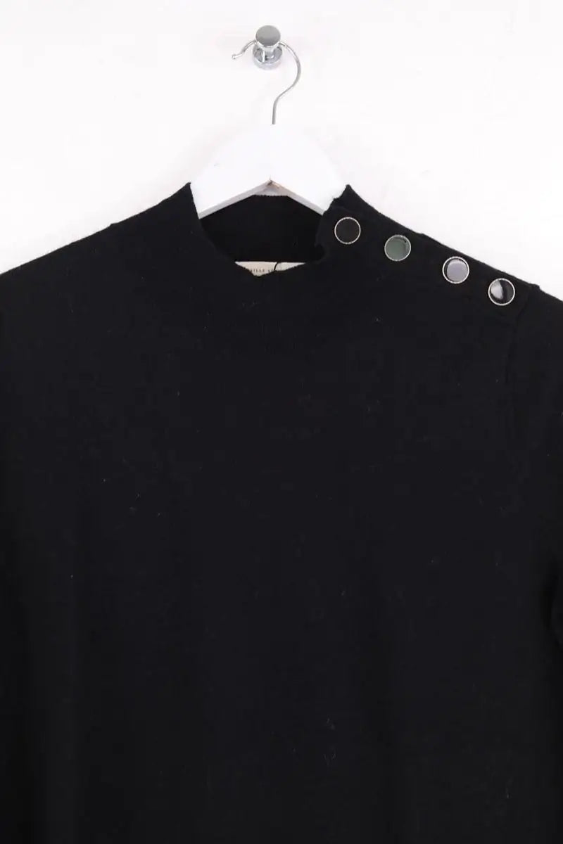 Pull Sézane Noir en Laine