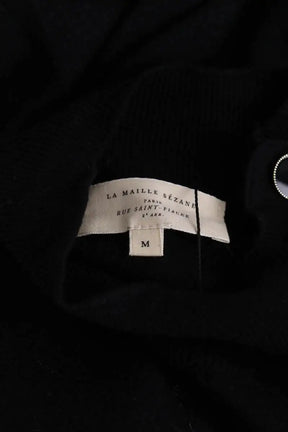 Pull Sézane Noir en Laine