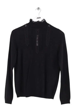 Pull Sézane Noir en Laine, taille S - Seconde Main