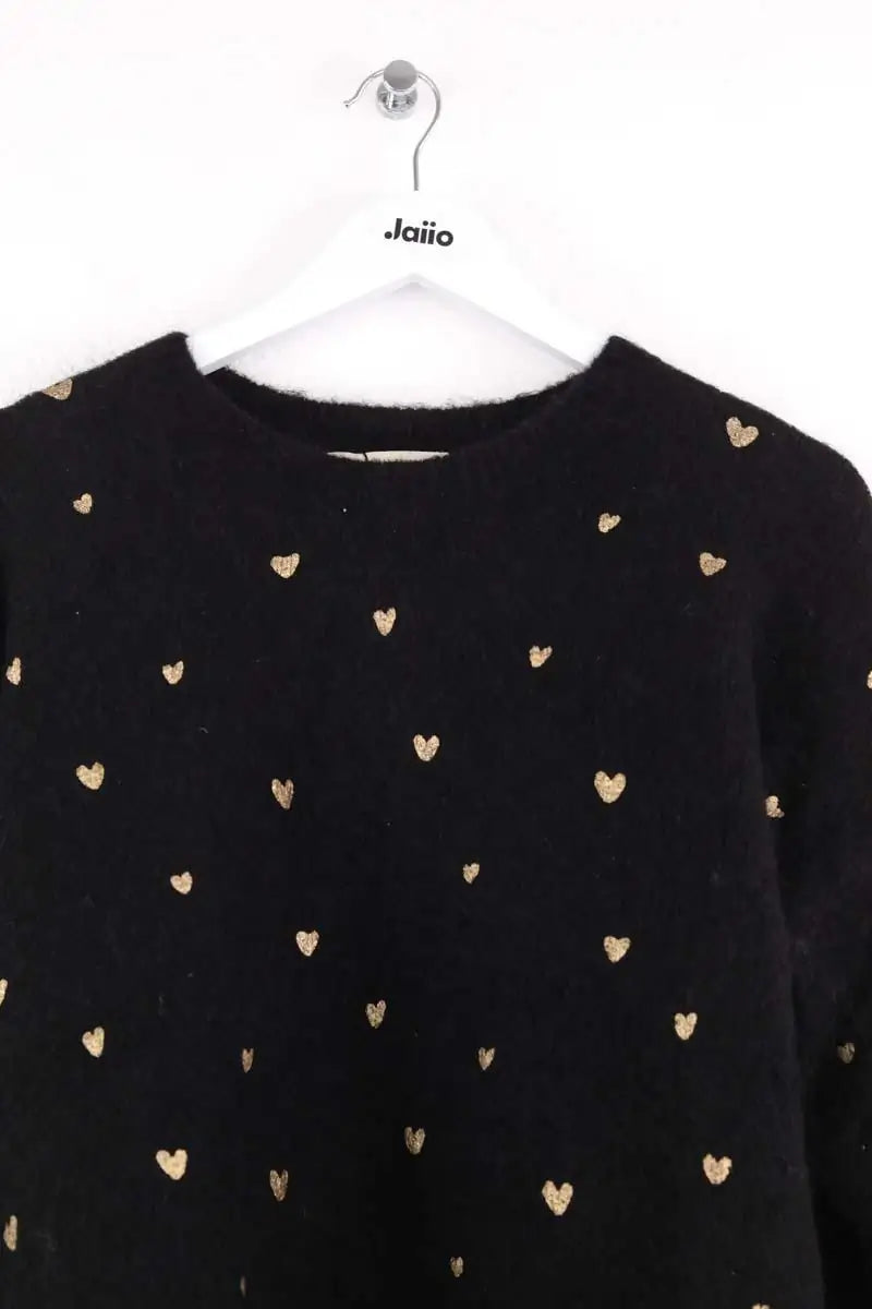 Pull Sézane Noir en Laine