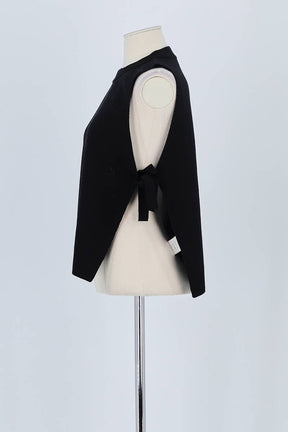 Pull Sézane Noir en Laine