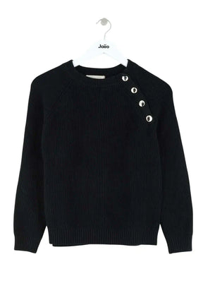 Pull Sézane Noir en Synthétique, taille S - Seconde Main