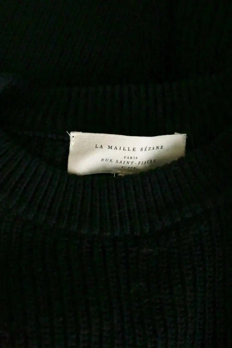 Pull Sézane Noir en Synthétique